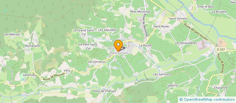 localisation de l'entreprise MADAME AMELIE GIRARD  QUINCIE-EN-BEAUJOLAIS