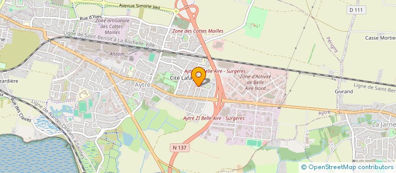 localisation de l'entreprise MADAME AMELIE GLORIES  AYTRE