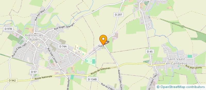 localisation de l'entreprise MADAME AMELIE GODIN  SAINT-AUBERT