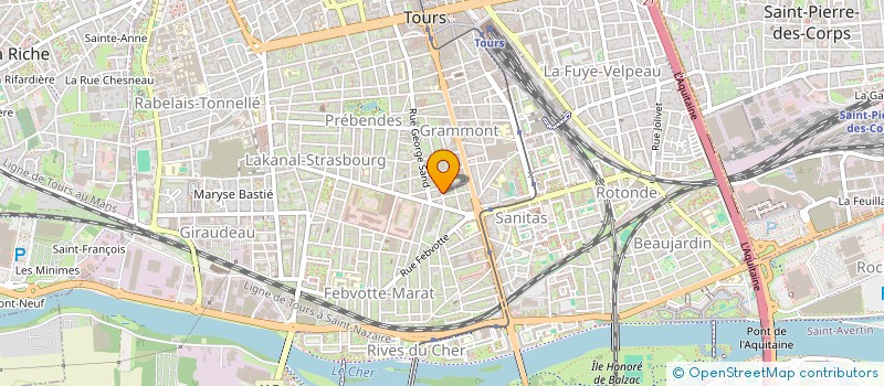 localisation de l'entreprise MADAME AMELIE GONCALVES  TOURS