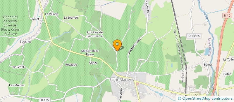 localisation de l'entreprise MADAME AMELIE GONZALEZ  LARUSCADE