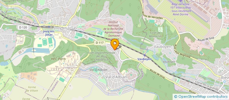 localisation de l'entreprise MADAME AMELIE GOUINAUD  JOUY-EN-JOSAS