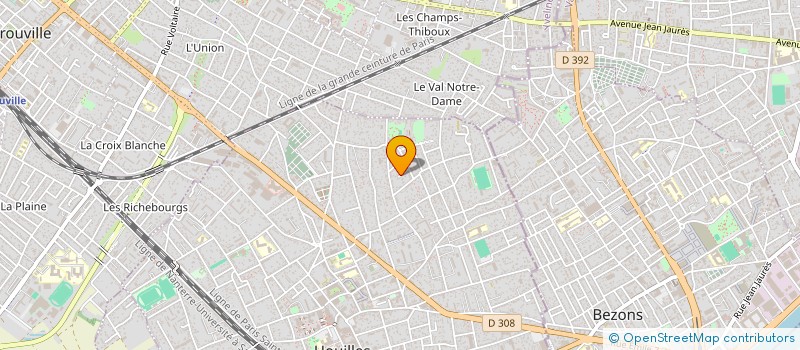 localisation de l'entreprise MADAME AMELIE GOURAUD à HOUILLES