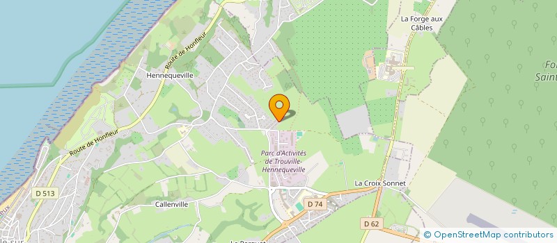 localisation de l'entreprise MADAME AMELIE GOURNAY  TROUVILLE-SUR-MER