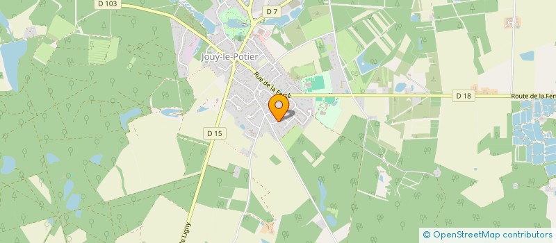 localisation de l'entreprise MADAME AMELIE GOURVENEC à JOUY-LE-POTIER