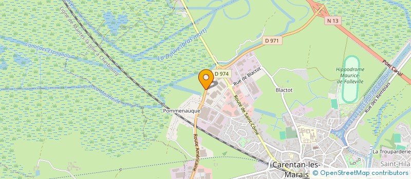 localisation de l'entreprise MADAME AMELIE GOURVIL  CARENTAN-LES-MARAIS