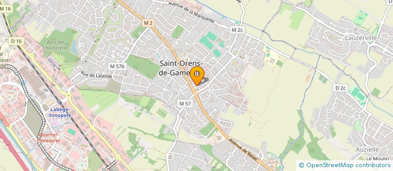 localisation de l'entreprise MADAME AMELIE GOUTORBE  SAINT-ORENS-DE-GAMEVILLE