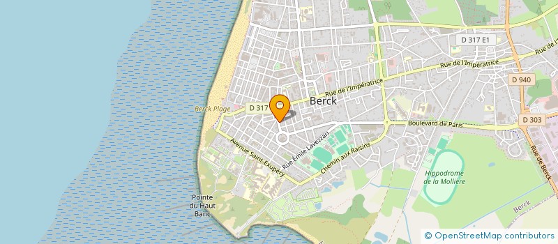 localisation de l'entreprise MADAME AMELIE GOUYETTE à BERCK