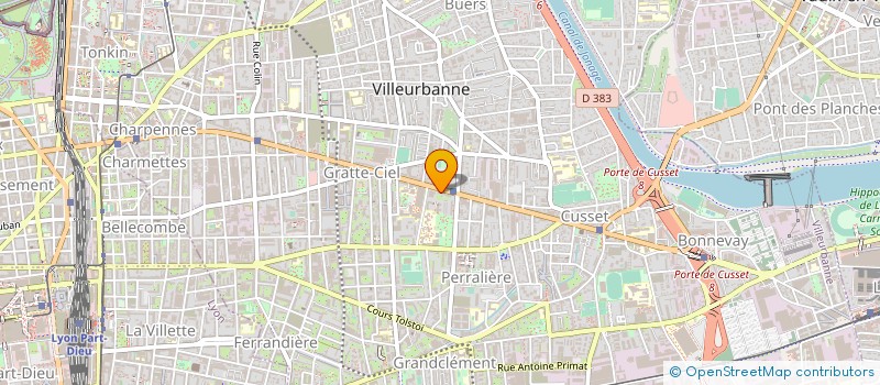 localisation de l'entreprise MADAME AMELIE GOZARD à VILLEURBANNE