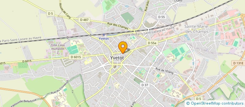 localisation de l'entreprise MADAME AMELIE GREAUME  YVETOT