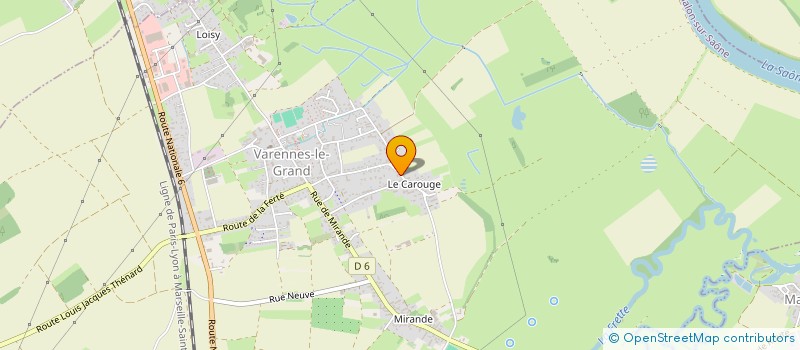 localisation de l'entreprise MADAME AMELIE GRESSARD  VARENNES-LE-GRAND