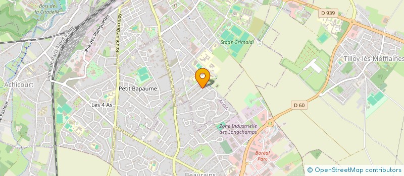 localisation de l'entreprise MADAME AMELIE GRESSIER à ARRAS
