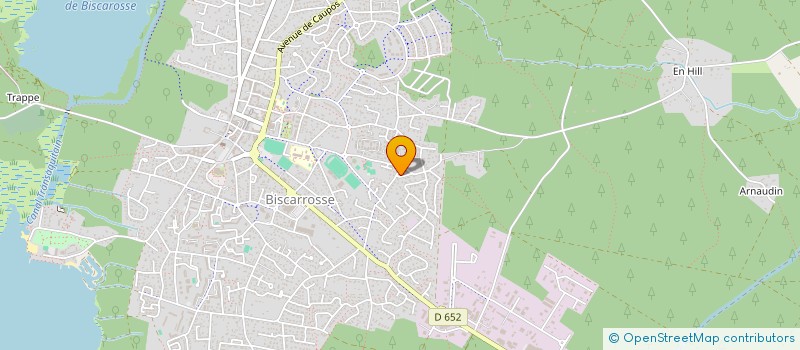 localisation de l'entreprise MADAME AMELIE GRIGNE  BISCARROSSE