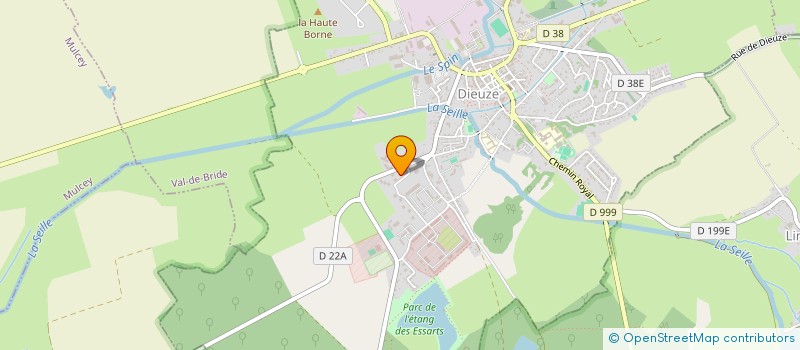 localisation de l'entreprise MADAME AMELIE GUALANDRIS  DIEUZE