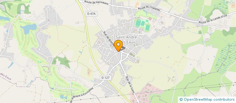 localisation de l'entreprise MADAME AMELIE GUENO à SAINT-ANDRE-DES-EAUX