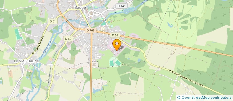 localisation de l'entreprise MADAME AMELIE GUILLAS  BAUGE-EN-ANJOU