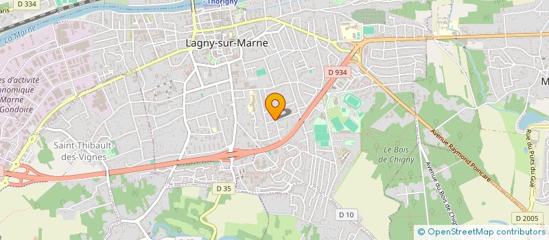 localisation de l'entreprise MADAME AMELIE GUILLERME  LAGNY-SUR-MARNE