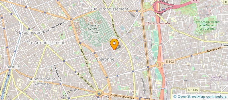 localisation de l'entreprise MADAME AMELIE GUILLIER  PARIS