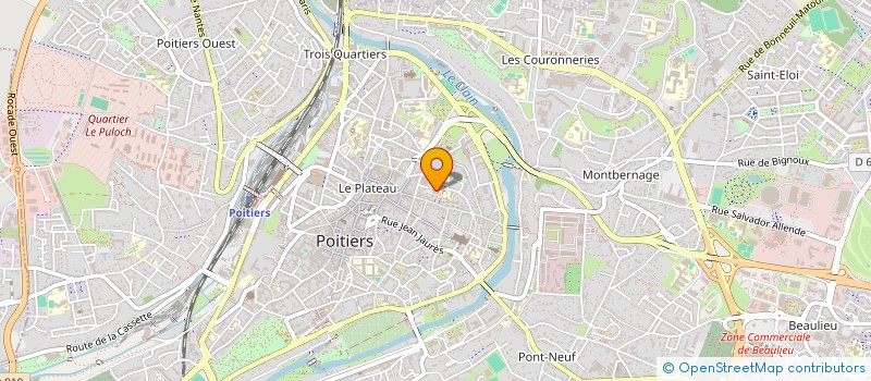 localisation de l'entreprise MADAME AMELIE GUILLOT  POITIERS