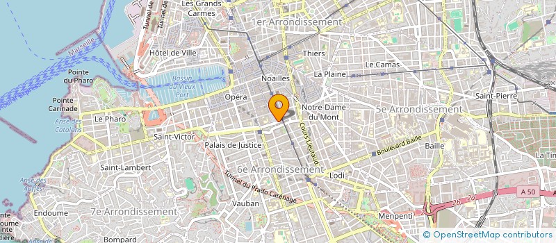 localisation de l'entreprise MADAME AMELIE GUILLOTIN DE CORSON à MARSEILLE