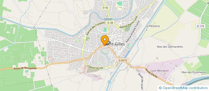 localisation de l'entreprise MADAME AMELIE GUIRADO  SAINT-GILLES