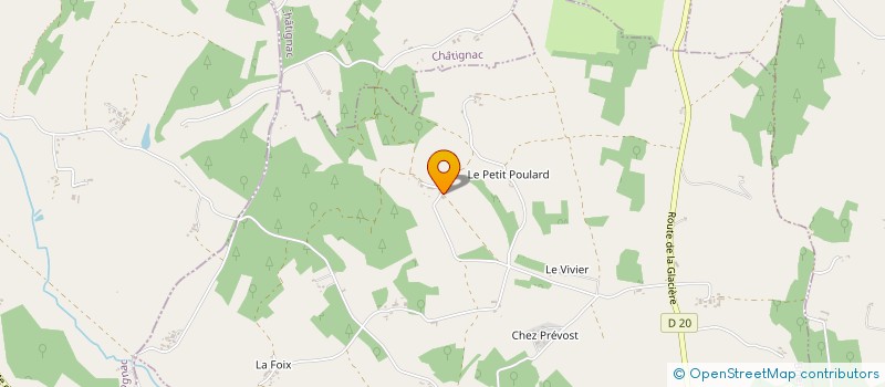 localisation de l'entreprise MADAME AMELIE GUITTONNEAU  BRIE-SOUS-CHALAIS