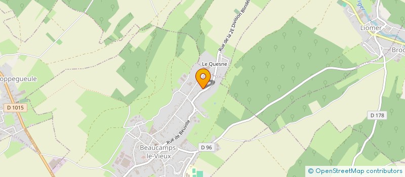 localisation de l'entreprise MADAME AMELIE HANQUIEZ  BEAUCAMPS-LE-VIEUX