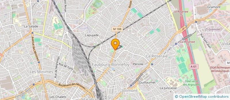 localisation de l'entreprise MADAME AMELIE HATET  TOULOUSE
