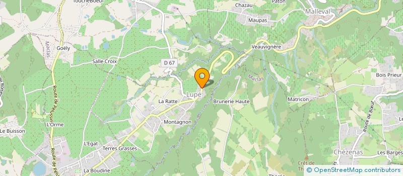 localisation de l'entreprise MADAME AMELIE HAUSSLER  LUPE