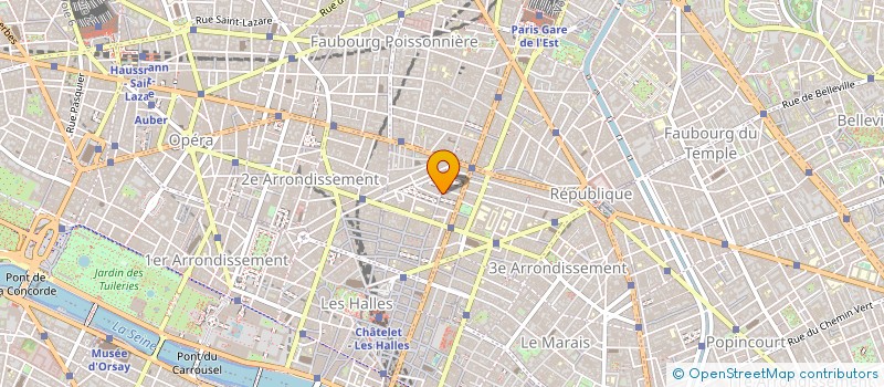 localisation de l'entreprise MADAME AMELIE HAZARD à PARIS