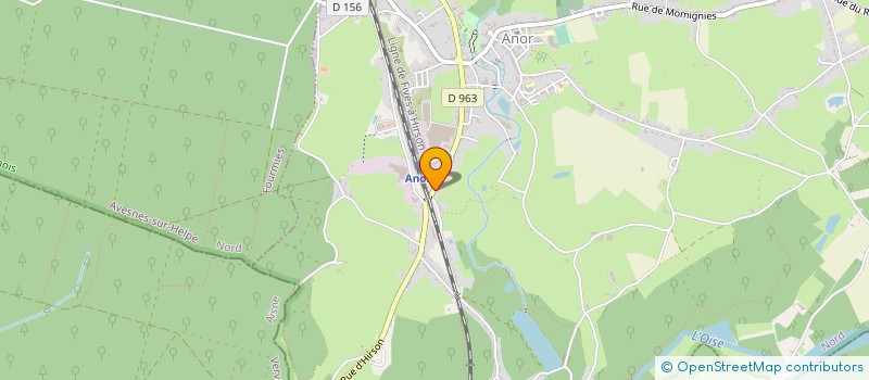 localisation de l'entreprise MADAME AMELIE HENNECHART  ANOR