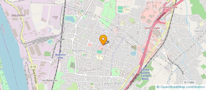 localisation de l'entreprise MADAME AMELIE HERVE  BASSENS