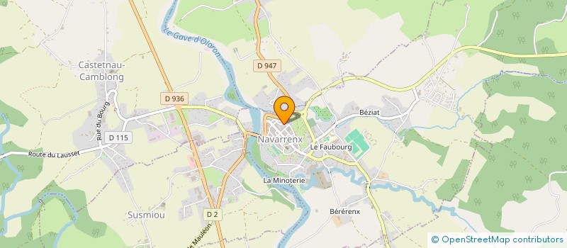 localisation de l'entreprise MADAME AMELIE HEYE  ORTHEZ