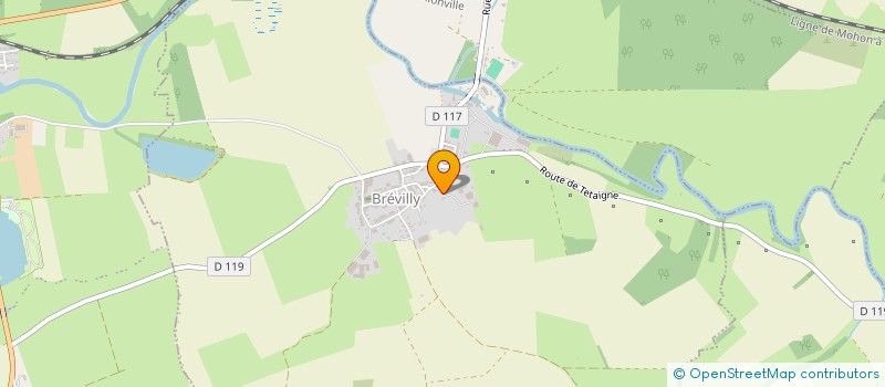 localisation de l'entreprise MADAME AMELIE HIBLOT  BREVILLY