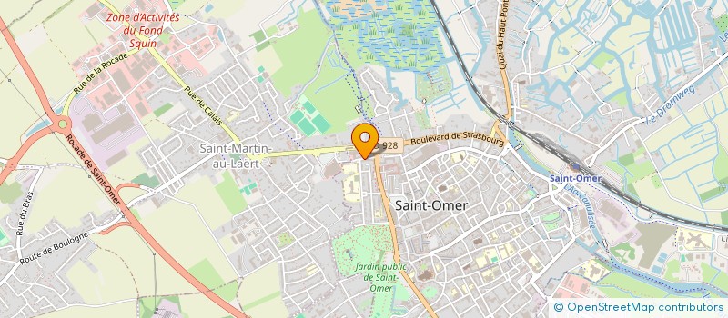 localisation de l'entreprise MADAME AMELIE HOCHART  SAINT-OMER