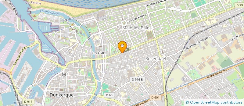 localisation de l'entreprise MADAME AMELIE HOEDT  DUNKERQUE