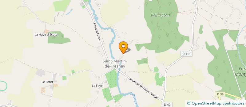 localisation de l'entreprise MADAME AMELIE HUARD à SAINT-PIERRE-EN-AUGE