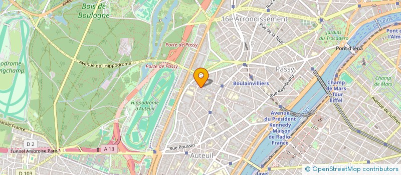 localisation de l'entreprise MADAME AMELIE HUBERT  PARIS