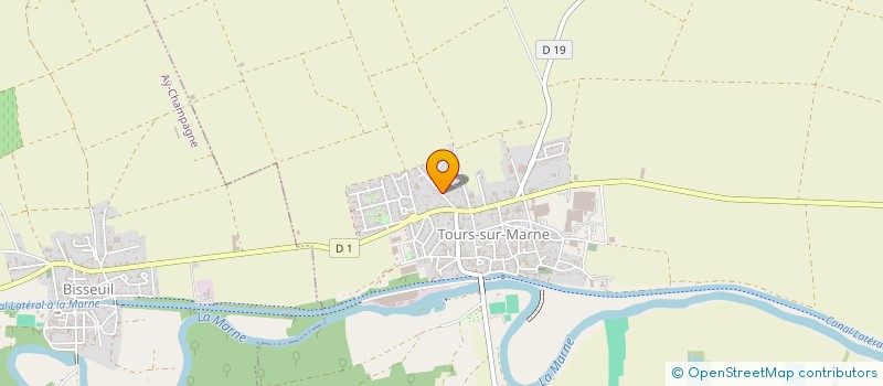 localisation de l'entreprise MADAME AMELIE HUBERT  AY-CHAMPAGNE