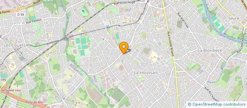 localisation de l'entreprise MADAME AMELIE HUCHET  REZE