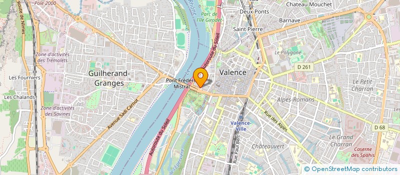 localisation de l'entreprise MADAME AMELIE HUEBER  VALENCE