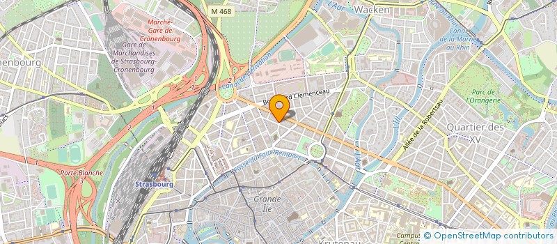 localisation de l'entreprise MADAME AMELIE HUIN  STRASBOURG