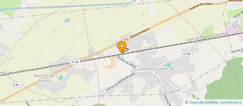 localisation de l'entreprise MADAME AMELIE HUSTACHE  LABARTHE-RIVIERE