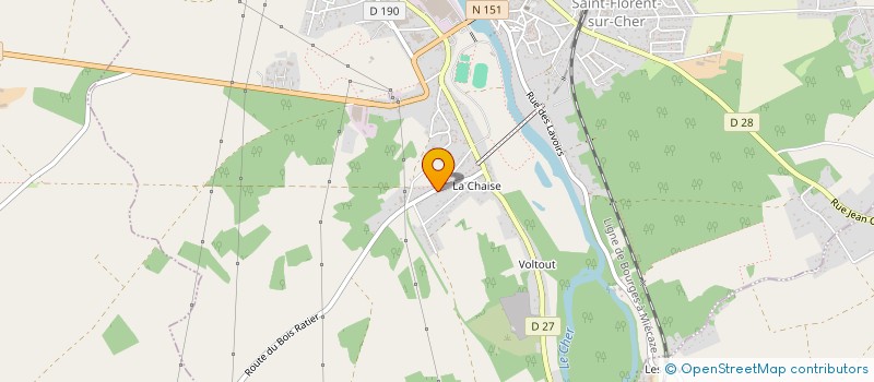 localisation de l'entreprise MADAME AMELIE JACQUEL  SAINT-FLORENT-SUR-CHER