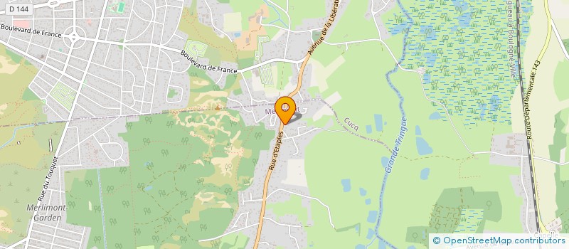 localisation de l'entreprise MADAME AMELIE JANKOWSKI  MERLIMONT