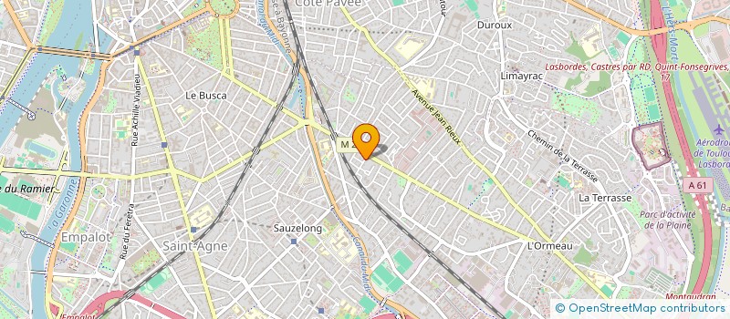 localisation de l'entreprise MADAME AMELIE JAUDOIN à TOULOUSE
