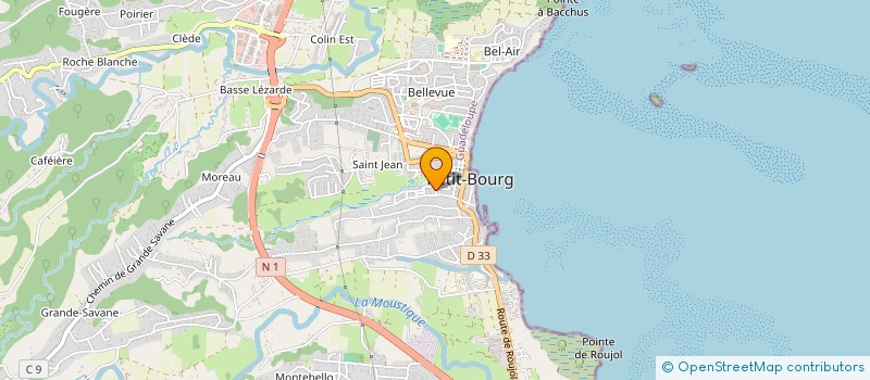 localisation de l'entreprise MADAME AMELIE JERNIDIER  PETIT-BOURG