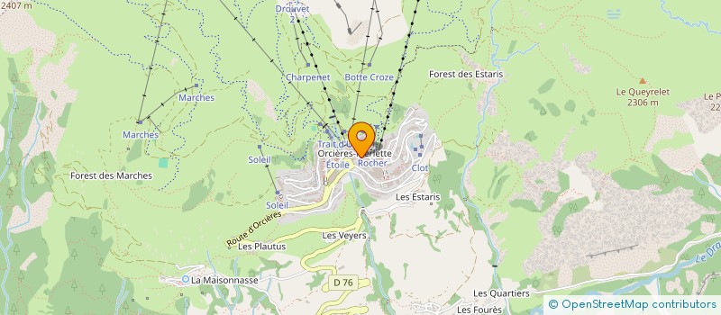 localisation de l'entreprise MADAME AMELIE JOFFROY  ORCIERES