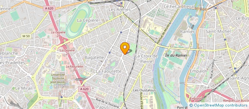 localisation de l'entreprise MADAME AMELIE JOSSELIN à TOULOUSE