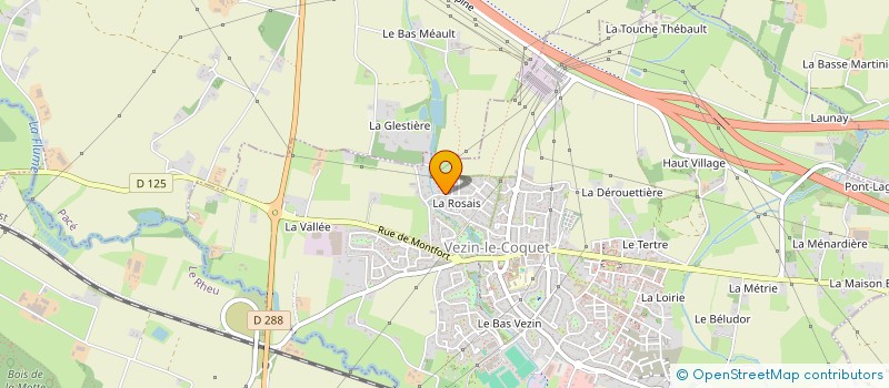 localisation de l'entreprise MADAME AMELIE JOUAULT  VEZIN-LE-COQUET